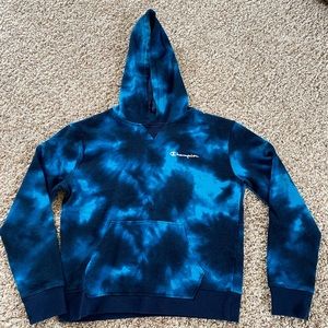 Tie Dye champion hoodie